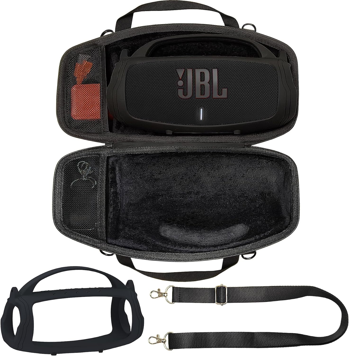 Jbl Speaker Go 4 - Siliconen Handvat En Reis Hard Case