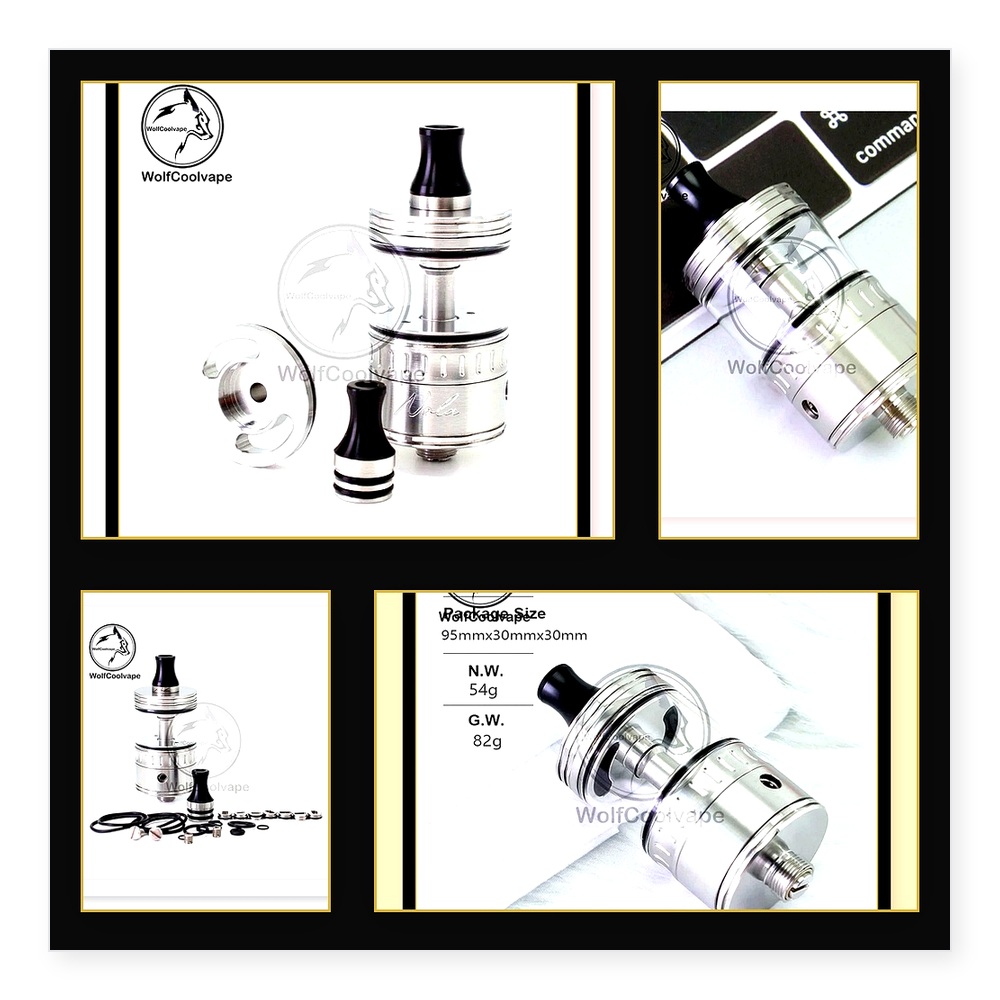 Wolfcoolvape NOLA RTA 22mm Reb - Vaping Air recensie en prijs